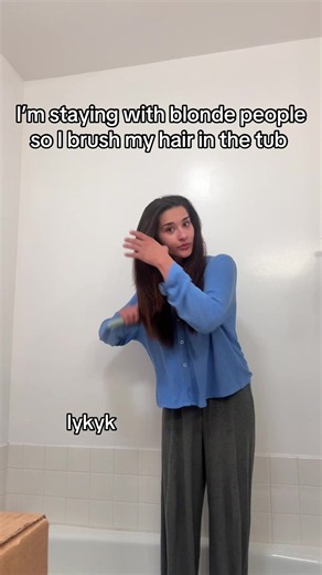 The dark hair is weird for them ok? #couchsurfing | hair