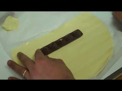 Chocolate puff pastry