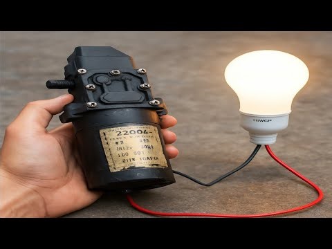 DIY Free Energy Generator — Made Only from Recycled Materials!