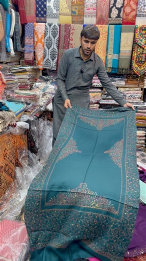 33K views · 507 reactions | 1500rs sale on shawls for winter / 0333-3952994 / New maharaja Handicrafts: shop # 62, Zainab market , Abdullah Haroon road , Saddar Karachi #merayvlogs #wintershopping #trendy#markets #shopping #pashmina | Meray vlogs | Facebook