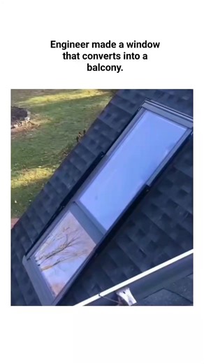 @desivibememes on Instagram: "The post features a demonstration video of the VELUX Cabrio balcony roof window, where a skylight seamlessly unfolds into a railed balcony, allowing indoor access to outdoor space in under 30 seconds. Launched by VELUX in the early 2010s, this product incorporates ThermoTechnology for superior insulation and airtight seals, transforming attics without major renovations, as evidenced by installation guides and user testimonials from 2020 onward. Despite the post's cl