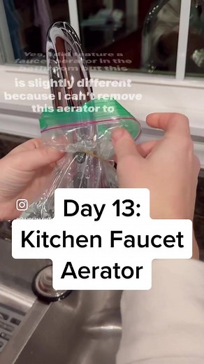 Day 13: Kitchen Faucet Aerator