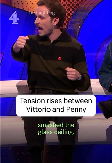 Live TV, baby! #TheLastLeg #VittorioAngelone #PennyMordaunt | vittorio angelone