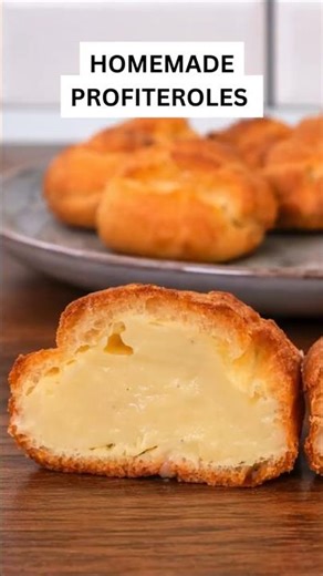 Homemade Profiteroles That Look Bakery-Perfect Every Time