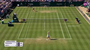 Outstanding control from Caroline Wozniacki on this shot of the day! | WTA