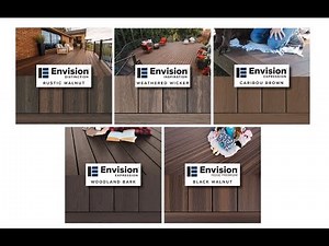 Brown composite decking colors - Envision Composite Decking