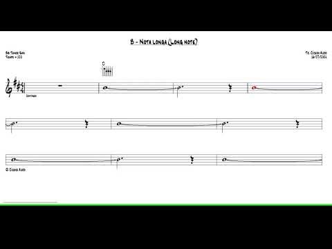 B - Nota longa - Long note (Bb Tenor Sax) [Sheet music]