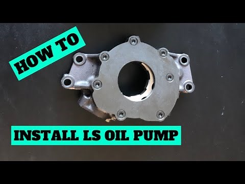 LS oil pump install on C5 Corvette