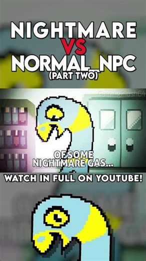 NIGHTMARE vs. NORMAL_NPC PART 2 #fnaf #deltarunechapter5 #deltarune #rapbattle #gamingplush64