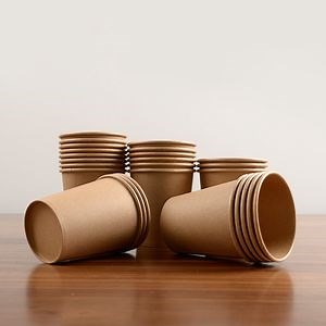 [Hot Item] Disposable Coffee Cup Paper Cup with Lid Cover Eco Friendly Tea Cup Drinking Accessories