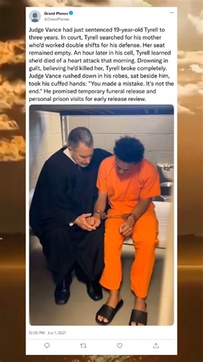 The Judge Who Visited a Prisoner in His Darkest Moment#Humanity #TrueStory