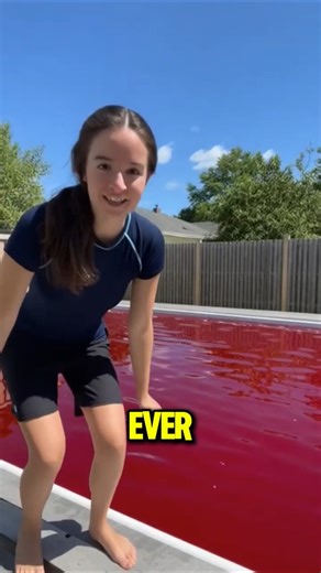 🏖Turning a Swimming Pool Into JELLY?! Here’s How It Actually Works #JellyPool #DIYExperiment #shorts