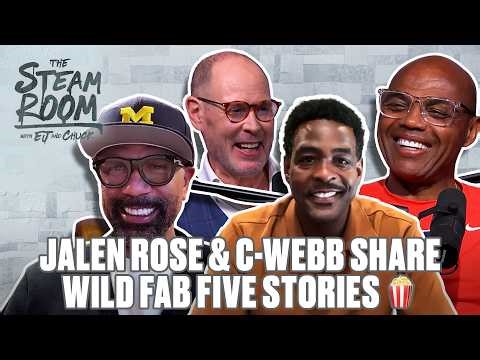 Jalen Rose & Chris Webber Share Stories on the Rise of the Fab Five 🙌 | The Steam Room Full Episode