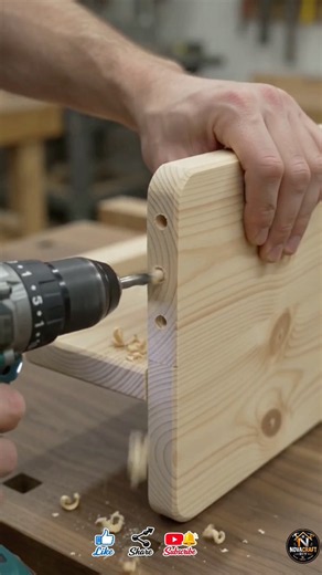 I Built This Modern Wall Shelf From Simple Wood! 🪵🔥 | DIY Woodworking #Shorts #ai