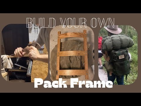 DIY Backpack Frame & Backpacking Feld Test!