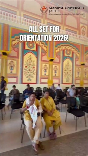 Orientation 2026 Begins | Welcome Batch of 2026 to Manipal University Jaipur #shorts