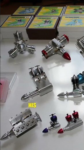 World’s Smallest Diesel Engine… And It WORKS! #engine #diesel #nanobee #ronaldvalentine #shorts