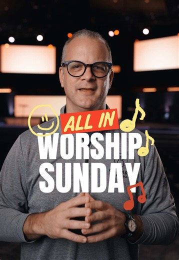 This Sunday, August 2nd at 10:30am we so excited for ALL-IN WORSHIP SUNDAY. There will be no separate kids programming on this day; it’s going to be a time for every generation to come together in the Main Sanctuary for a special time of praise and worship 🤩 We are truly looking forward to this special day! Bring a friend, bring your family, and help us pray for God’s presence to fill the room for All-In Worship Sunday 🖤🙌 “One generation shall praise thy works to another, And shall declare th