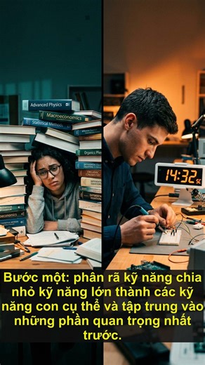 ⏱️ Không Cần 10.000 Giờ — Chỉ 20 Giờ Để Thành Thạo Bất Kỳ Kỹ Năng Nào #shorts