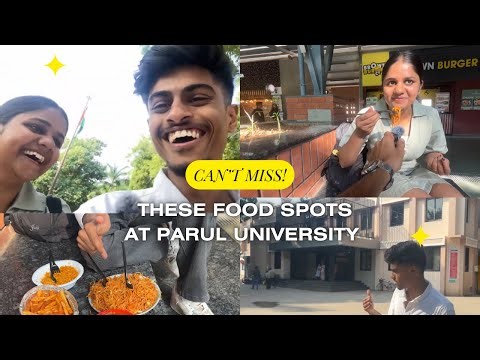 Exploring Parul University’s Food Court 🍔 | Best Student Food Spots!