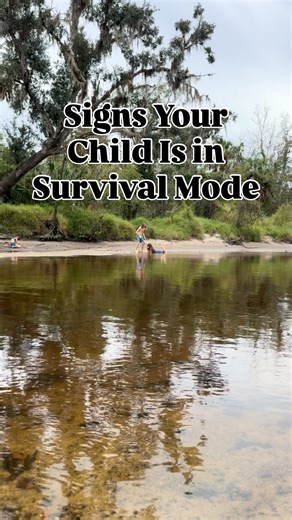 When your child is overwhelmed, their body does the talking long before their words ever do. And most of what we call “behavior” is actually their nervous system saying: “I don’t feel safe right now.” Here are a few signs your child might be in survival mode: 🌿 Quick tears Their emotions sit right at the surface because their system is overloaded, not dramatic. 🌿 Irritability or “attitude” This is a fight response. Their body is protecting itself, not attacking you. 🌿 Clinginess This isn’t ne