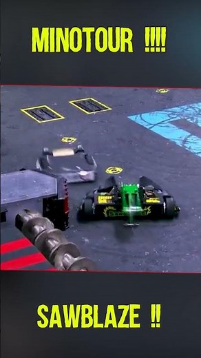 Best battlebots fight !! Minotour vs Sawblaze in Finals