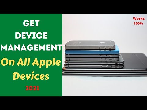 How To Get DEVICE MANAGEMENT On iPhone, iPad & iOS 14.5 // Device Management