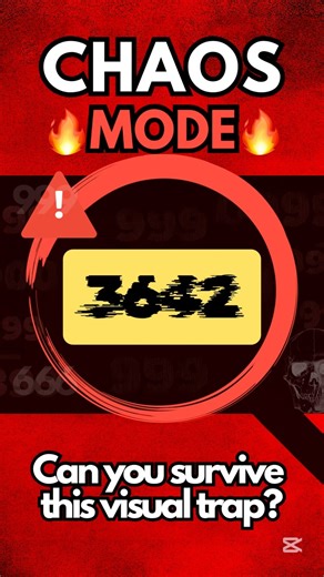 CHAOS Mode: Find 3️⃣6️⃣4️⃣2️⃣! 🔍 Ultimate Extreme Number Challenge #Shorts