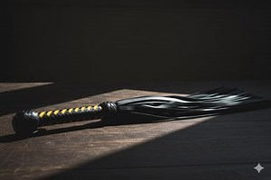 Black & Yellow Leather Flogger | Handcrafted BDSM Whip With Wrapped Handle | Fetish Impact Play Accessory | Dominant Toy Gift - Etsy