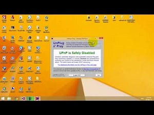 Disable or Enable uPnP using software