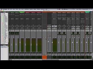 Pro Tools - Importing Session Data From a Mix Template