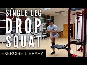 Single Leg Drop Squat Exercise With Variations