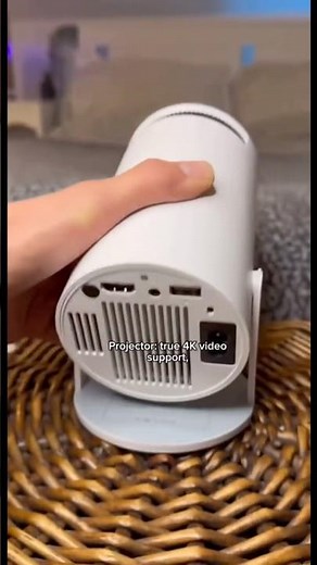 Mini Portable 4K Projector NOW supports 4K input, with wireless streaming, HDMI & USB ports.