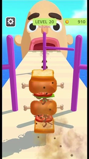 Most disgusting 🤮 worse fail sandwich runner lvl 20🥪 #shorts #sandwichrunner