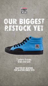 161K views · 12 reactions | They’re finally back  Vision Suede High-Tops. Shipping in August. | Vision Street Wear | Facebook