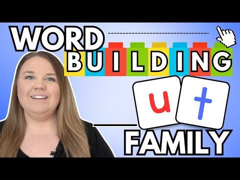 UT Word Family Phonics | Easy CVC Words Lesson for Kindergarten