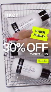 INKEY's Cyber Monday Sale starts now 🖤 Skincare that does the most, without costing the most ✨ | Theinkeylist