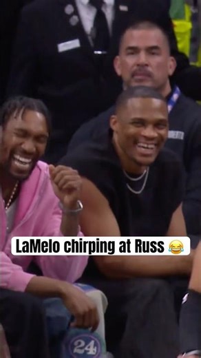 LaMelo had Russ & Malik Monk laughing 🤣