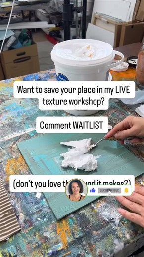 Create Texture Magic in Abstract Art! #DawnBajaArt #AbstractArtist #MixedMedia