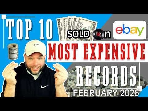 Top 10 Most Expensive Vinyl Records Sold on eBay – February 2026 | INSANELY RARE RECORDS