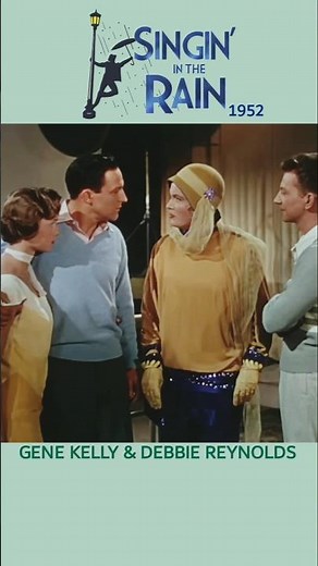 Singin' In The Rain 1952 Musical & Comedy Gene Kelly & Debbie Reynolds #comedy #shorts