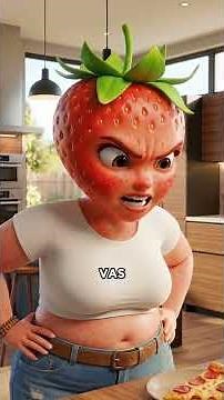 🍑 NOVELA DE LAS FRUTAS 😱🍇 EL PEPINO CAMBIÓ A LA FRESA POR LA MANZANA🔥 ¡MIRA ESTA HISTORIA! 🍓p02