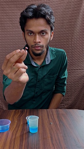 Displacement Reaction #physics #experiment #science #education #shorts #shortvideo #short