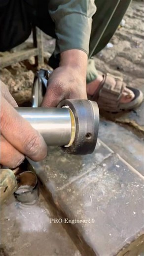SMOOTH PISTON ROD CON FITTING #skills #motivation #tools #workshop #piston