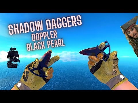CS:GO Shadow Daggers | Doppler Black Pearl Knife Showcase | Factory New