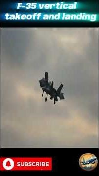 F-35 Vertical Takeoff 😱 Insane VTOL Fighter Jet #Shorts