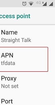 Straight Talk APN Settings for Android