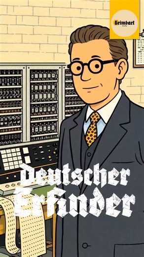 grimbart_studio | Der erste Computer der Welt | Grimbart Studio Konrad Zuse prägte mit seiner Erfindung des ersten Computers ein ganzes Jahrhundert. Unsere... | Instagram