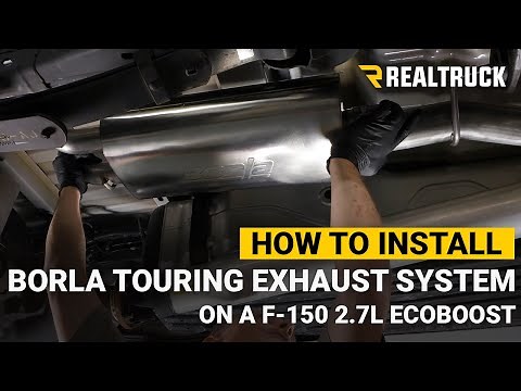 How to Install Borla Touring Exhaust System on a 2018 Ford F 150 2.7L EcoBoost V6