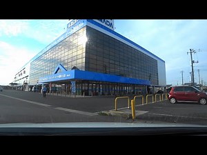 ヤマダ電機テックランド岡山本店の平面駐車場に入りました。I entered the flat parking lot of the YAMADA Okayama Main Store.